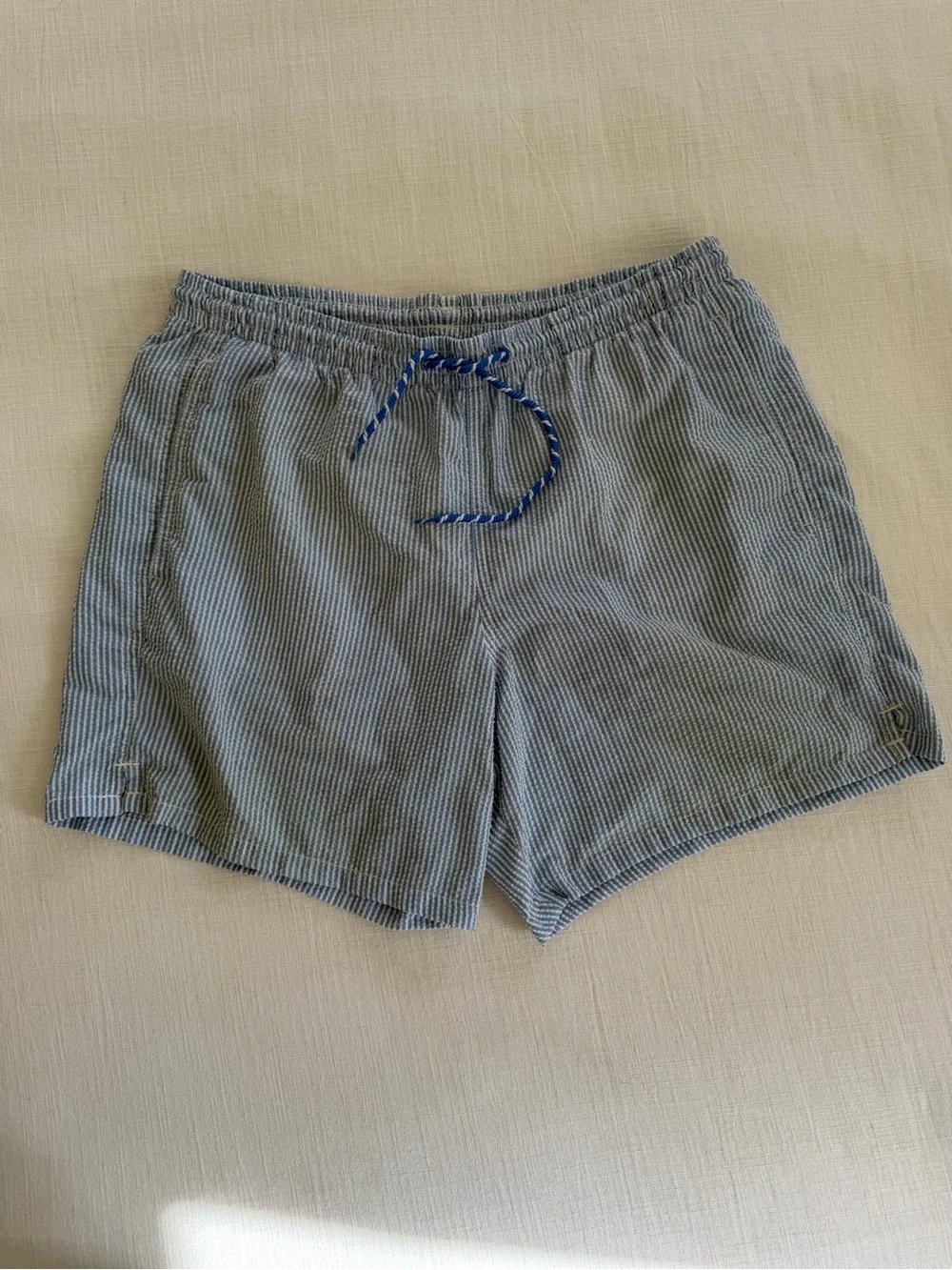 Men’s Calzedonia Striped Swimming Trunks Formentera 32 waist medium seersucker